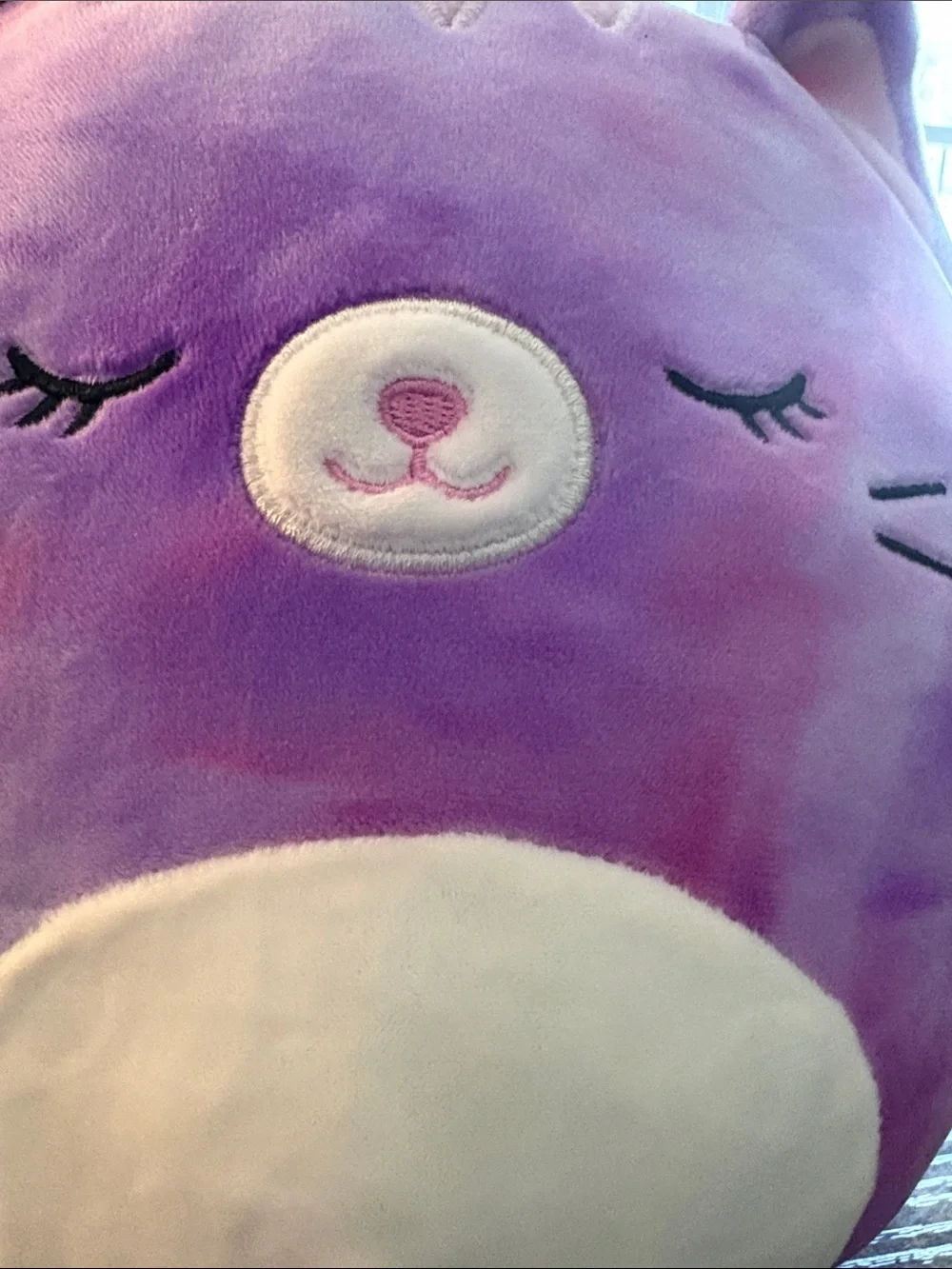 NWT—Squishmallow—Carli—Purple Cat